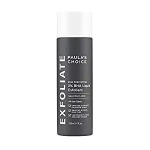 Paulas Choice–SKIN PERFECTING 2% BHA Liquid Salicylic Acid Exfoliant–Facial Exfoliant for Blackheads, Enlarged Pores, Wrinkles & Fine Lines, 4 oz Bottle