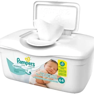 Pampers Wipes TUB Sensitive – 64ct/8pk Case/8