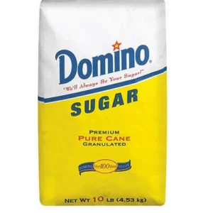 DOMINO Granulated Sugar – 10LB/4pk Case/4