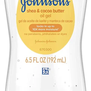 Johnson’s Oil Gel Shea & Cocoa Butter – 6.5oz/6pk