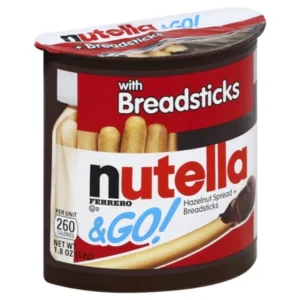 Nutella & Go hazelnut Spread+Breadsticks – 1.8oz/16pk Case/16