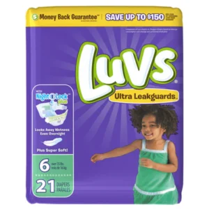 Luvs Ultra Leakguards Diapers Size#6 – 21ct/4pk Case/4