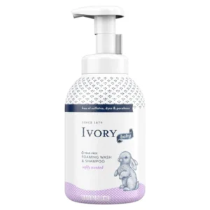 Ivory Baby Foaming Baby Wash & Shampoo, Softly Scented, for Baby’s Sensitive Skin, 16.9 oz/3pk