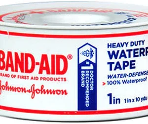 Band-Aid Brand Of First Aid Products Water Block (Johnson & Johnson Red Cross)Tape 1″ X 10 Yds. – 1 Roll/6pk