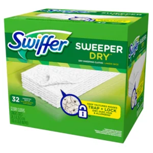 Swiffer Dry Cloth Uns – 32count/4pack Case/4