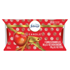 Febreze Candle Apple – 2×3.1oz/4pk