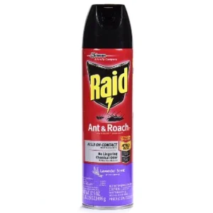 RAID Ant & Roach AERO LAVENDER – 17.5oz/12pk Case/12