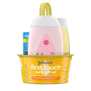 Johnson’s Gift Sets First Touch Baby Gift Set (4 Items) – 1ct/1pk