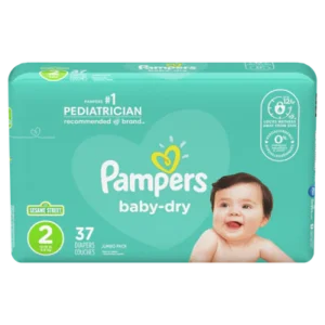 Pampers Baby Dry Diapers Size 1 – 44ct/2pk