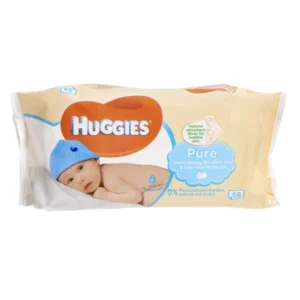 HUGGIES Baby Wipes PURE Pack Gentle Cleaning – 56ct/10pk Case/10