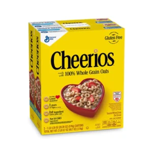 General Mills Cereal Whole Grain Cheerios – 20.35oz/2pk Case/2