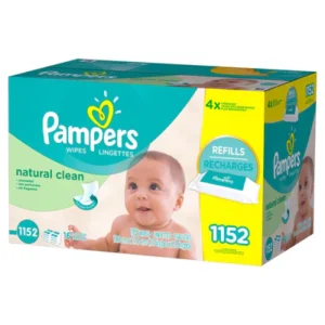 Pampers Baby Wipes NATURAL CLEAN 16XS/BAE – 1152ct/1pk Case/1