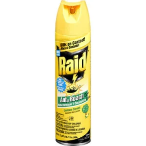 RAID Ant & Roach AERO LEMON – 17.5oz/12pk Case/12