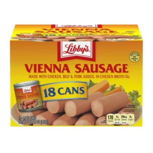 Libby’s Vienna Sausage Cans – 4.6oz/18pk Case/18