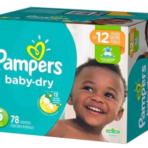 Pampers Baby Dry SUPERPACK size 5 – 78ct/1pk Case/1