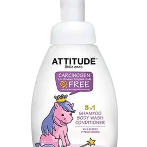 Attitude Little Ones 3in1 Foaming Wash Wild Berries – 10oz/6pk Case/6