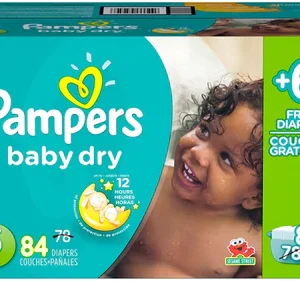 Pampers Baby Dry SUPERPACK BONUS size 5 – 84ct/1pk Case/1