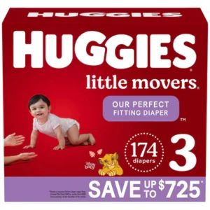 HUGGIES Little Movers Size 3 – 180ct/1pk-50p Case/1