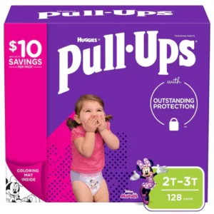 Huggies Pull-Ups Training Pants for Girls 2T/3T – 128ct/1pk