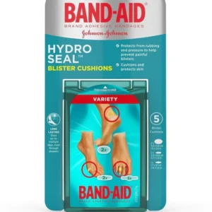 Band-Aid Brand Adhesive Bandages Hydro Sealblister Cushions Variety – 5ct/6pk