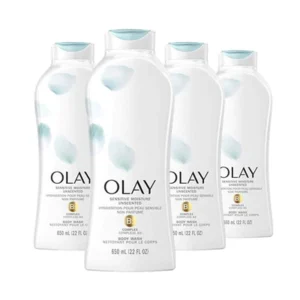 Olay Sensitive Moisture Unscented Body Wash – 22oz/650ml/4pk