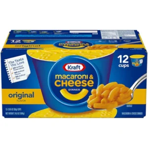 Kraft Macaroni & Cheese DINNER Cups – 24.6oz/2.05oz(58g)/12pk Case/12