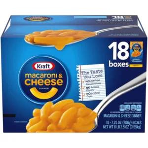 Kraft Macaroni & Cheese -7.25oz/18pk Case/18