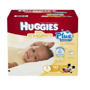 HUGGIES Plus Diapers Size 1 up to 14lbs – 192ct/1pk Case/1