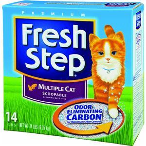 Fresh Step Cat Litter Multi Cat Scented - 14lb/3pk