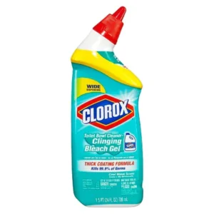 Clorox Toilet Bowl Cleaner Manual Clinging Bleach Gel – 24oz/12pk Case/12